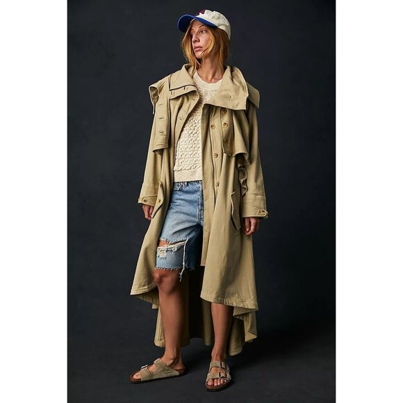 Free People Nicholas K Farley Trench Coat